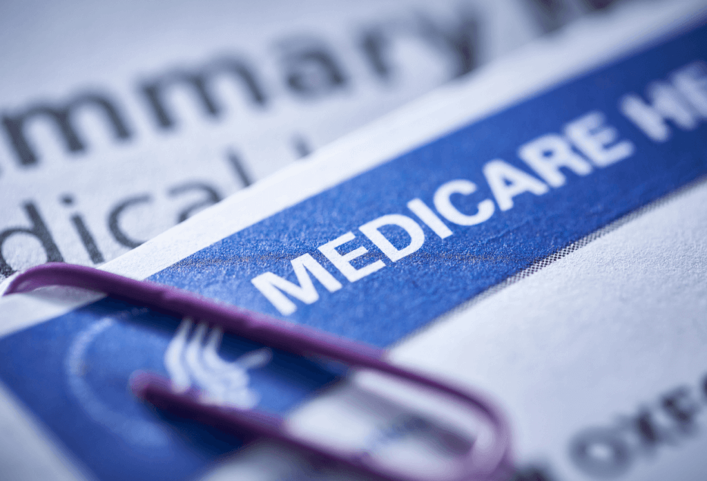 a picture of a medicare card