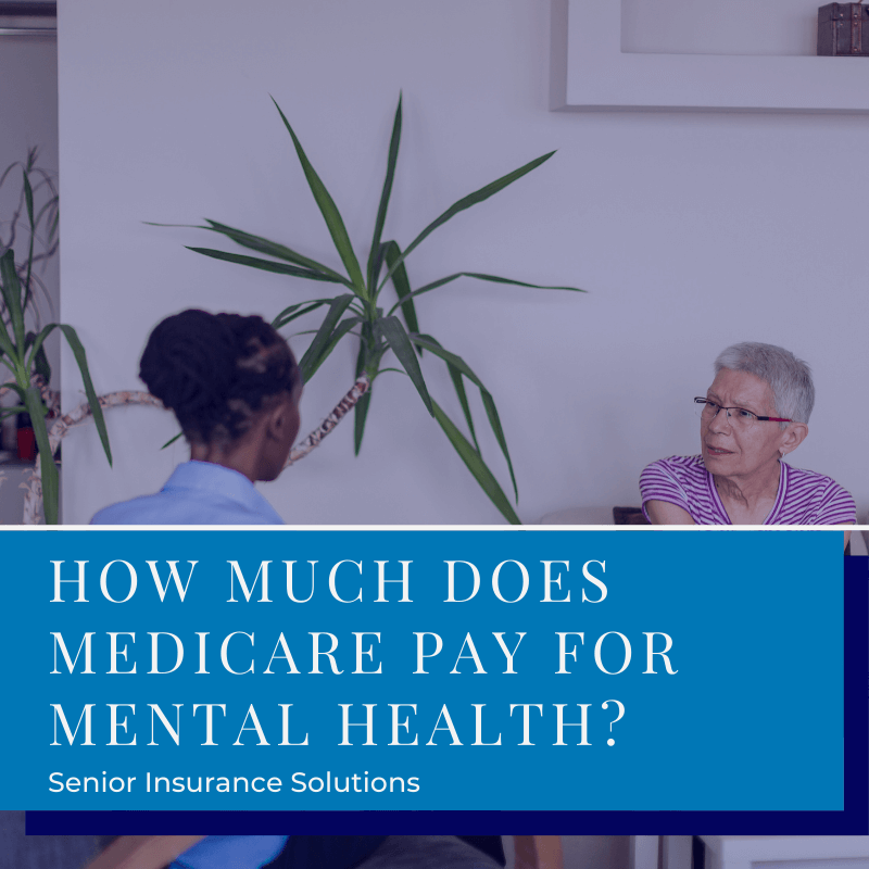 A picture of a Medicare mental health counseling session with the blog title that reads "How Much Does Medicare Pay for Mental Health Counseling?"